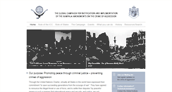 Desktop Screenshot of crimeofaggression.info